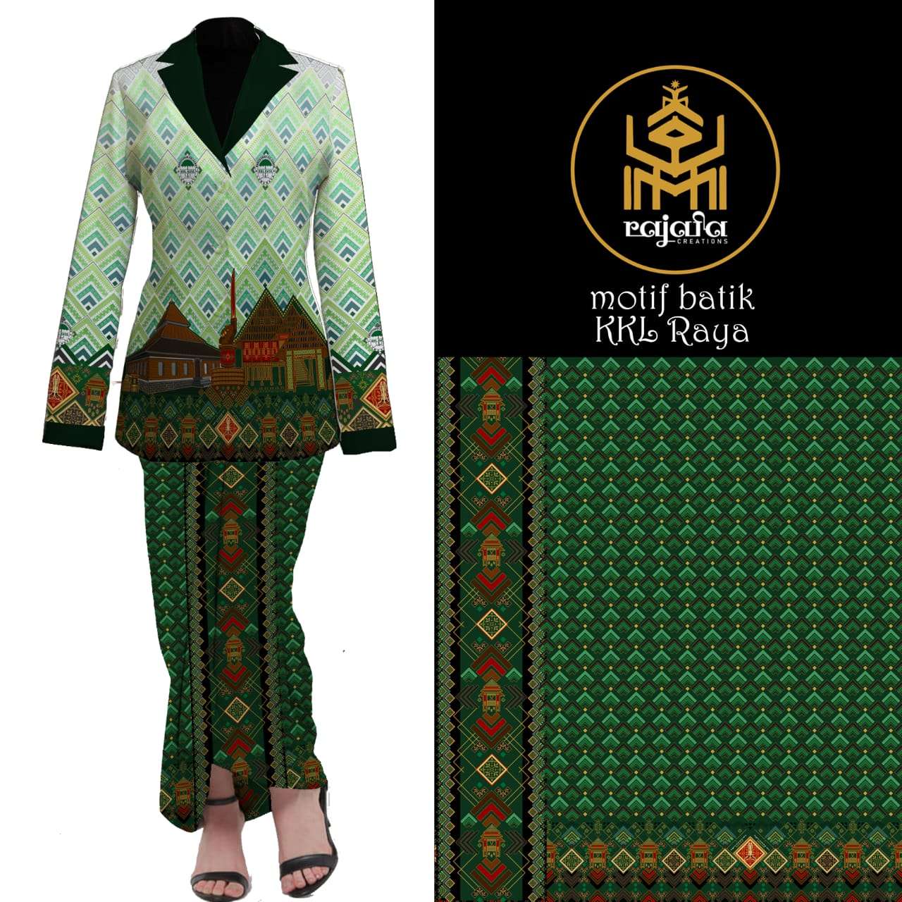 Kemeja batik khas KKLR untuk wanita.