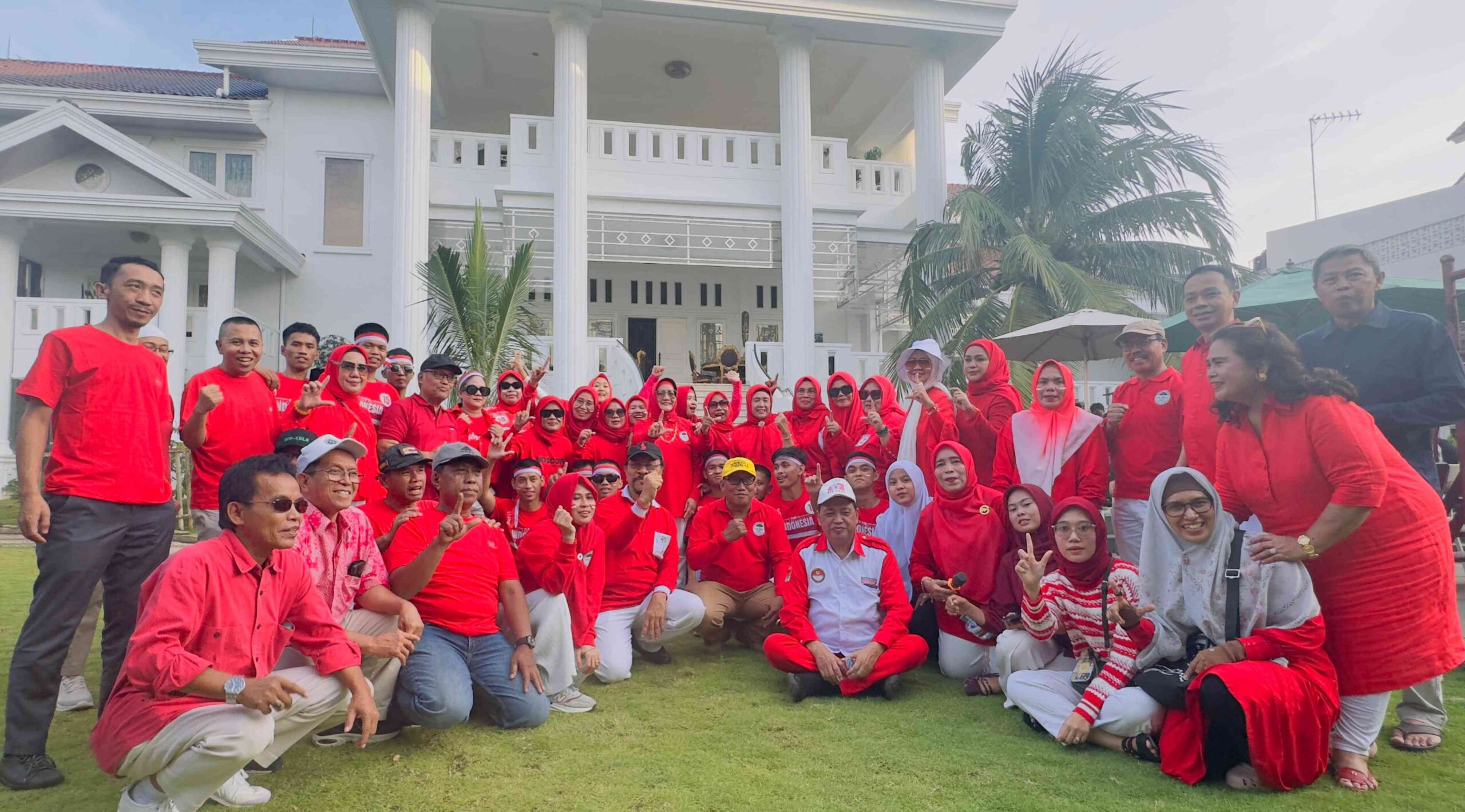 Peringatan HUT RI ke-80 di kediaman Ketua Umum BPP KKLR Arsyad Kasmar