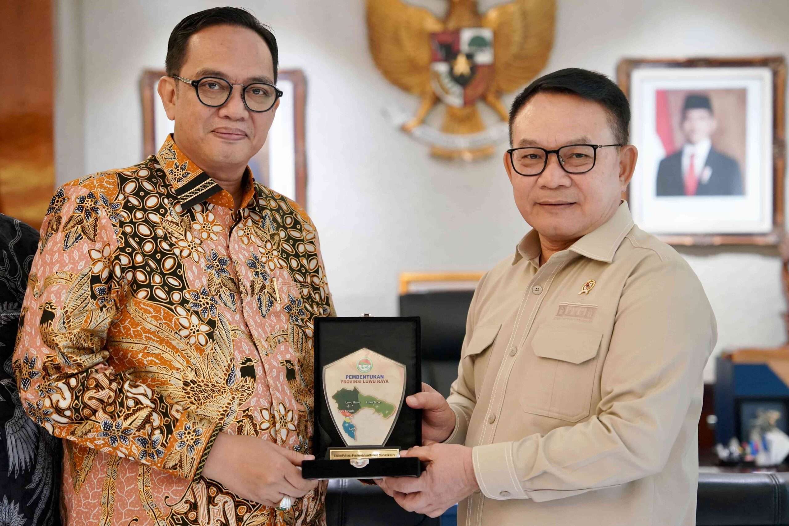 Audiensi BPP DOB Provinsi Luwu Raya dengan KSP Jenderal Purn Dudung Abdurachman (Foto: Dok Humas BPP DOB Provinsi Luwu Raya)