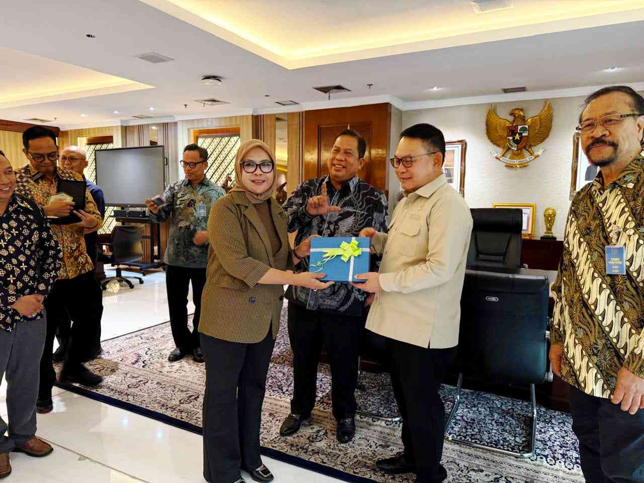 Audiensi BPP DOB Provinsi Luwu Raya dengan KSP Jenderal Purn Dudung Abdurachman (Foto: Dok Humas BPP DOB Provinsi Luwu Raya)