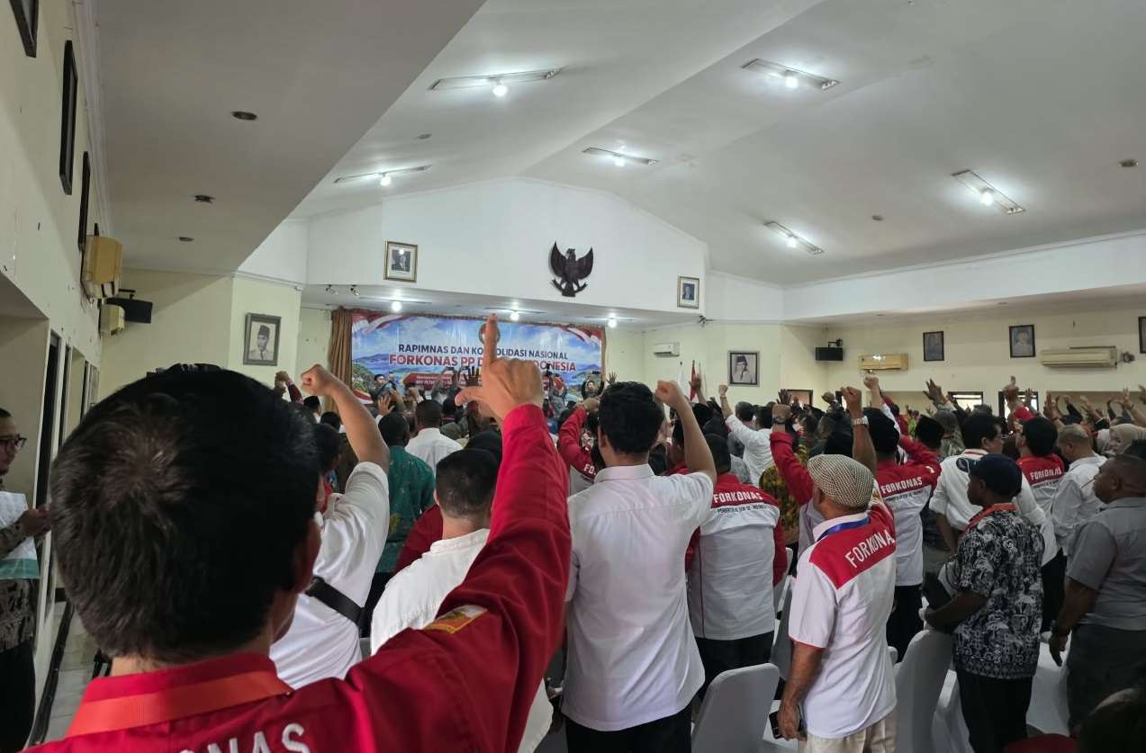 HSA di Rapimnas FORKONAS PP CDOB di Jakarta, Selasa (29/9/2026)