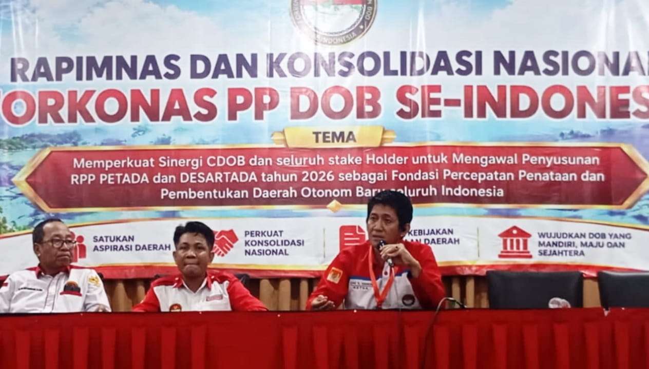 Udhi Hamun Pimpin Sidang Rapimnas Forkonas PP CDOB